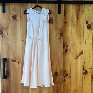 Rachel Comey Slice Shell Pink Gauze Dress Size 6 worn once!